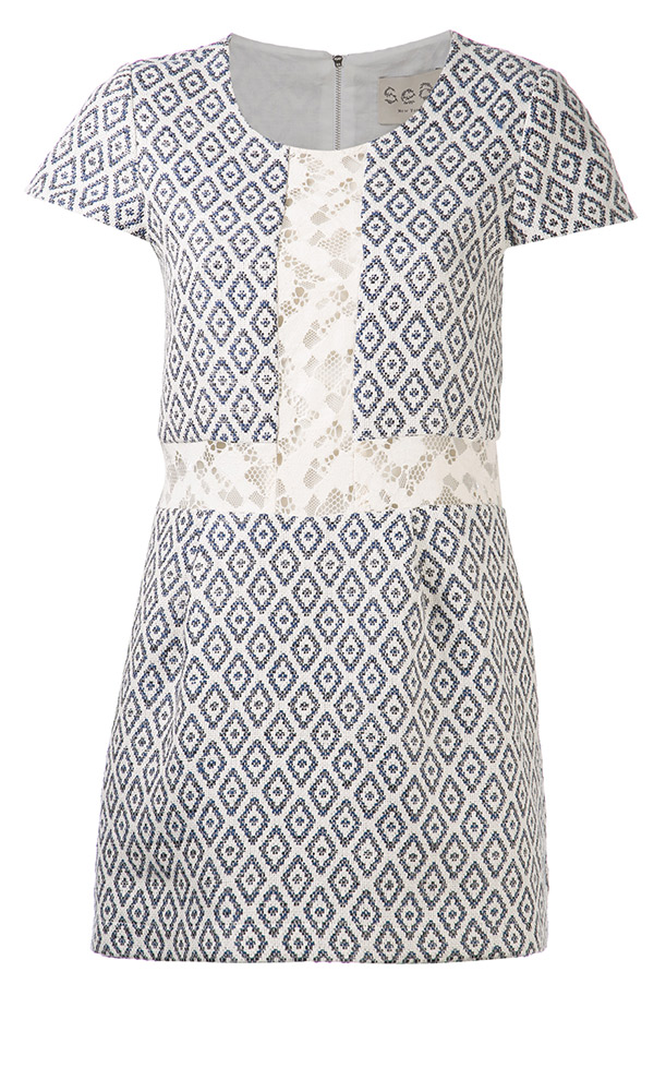 Printed Lace Dress